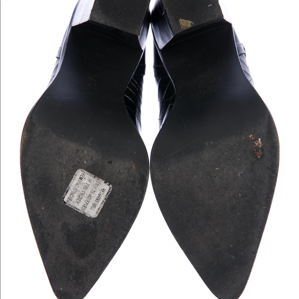 Tibi leather pointed toe ankle boots Sz 6/ IT 36